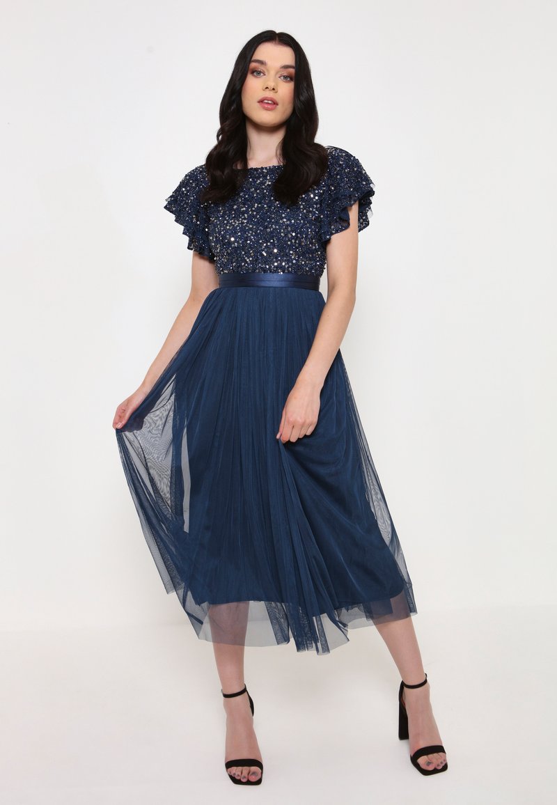 BEAUUT MAEVE EMBELLISHED SEQUINS Cocktail dress / Party dress navy