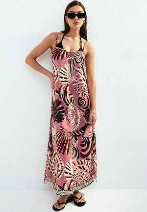 New Look SHELL PRINT MAXI - Maxi dress - pink pattern