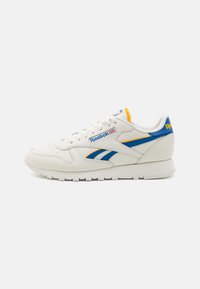 Reebok Classic - CLASSIC LEATHER MIX UNISEX - Sneakers laag - chalk/vector blue/collegiate gold Miniatuurafbeelding 1