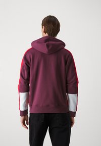 Lacoste ELEVATED COLORBLOCK UNISEX - Mikina so zipsom - spleen/red flour