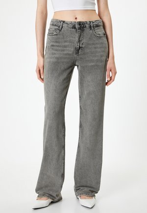 WIDE - NORA - Flared-farkut - grey