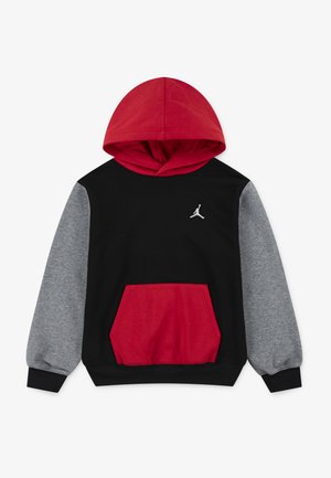Jordan UNISEX - Hoodie - black/gym red)