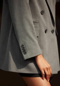 Next OVERSIZED DOUBLE BREASTED - Blazer - dark grey