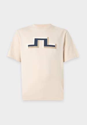 J.LINDEBERG PARCIE SEASONAL TEE - T-Shirt print - moonbeam