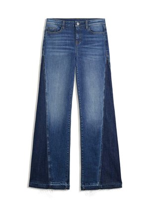 Bershka Flared Jeans - light blue denim