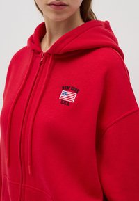 B.ANGEL HOODIE - Sudadera con cremallera - geranium red