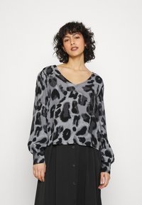 JDY JDYCOHEN - Blusa - oyster mushroom/black