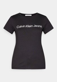 CORE INSTIT LOGO SLIM FIT TEE - T-shirt print - black