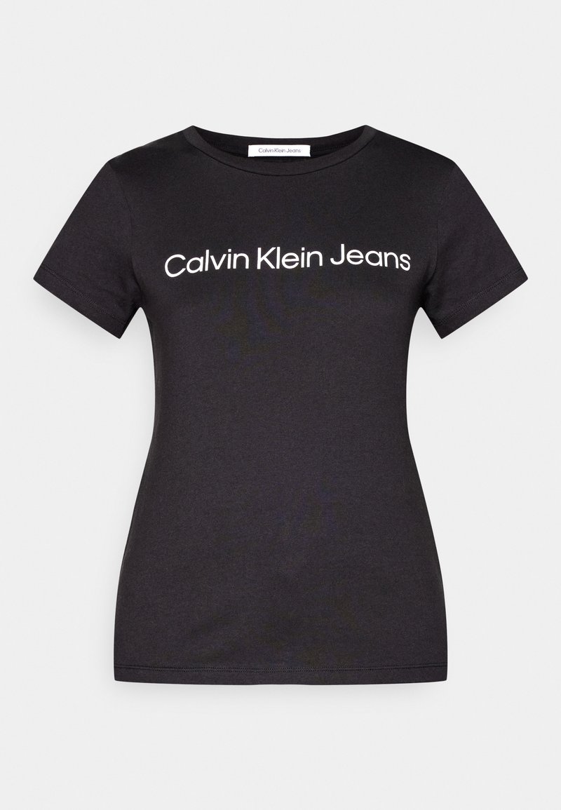 Calvin Klein Jeans T-shirt print zwart