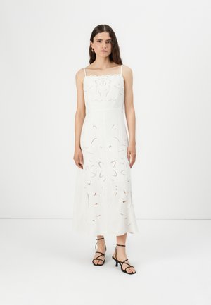 EMBROIDERY MAXI DRESS - Maksi suknelė - new off white