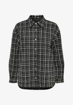 Button-down blouse - black