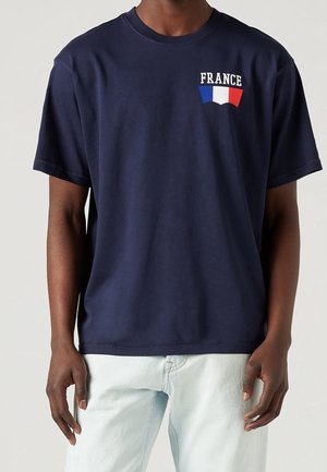 T-shirt med print - dark blue