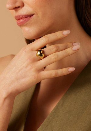 Lucardi, RING - STAHL NO - Ring - gold-coloured