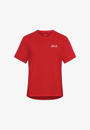 Jack Wolfskin, VONNAN GRAPHIC T W - T-shirt imprimé - outdoor siren red