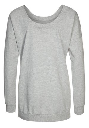 Sweatshirt - mottled light grey