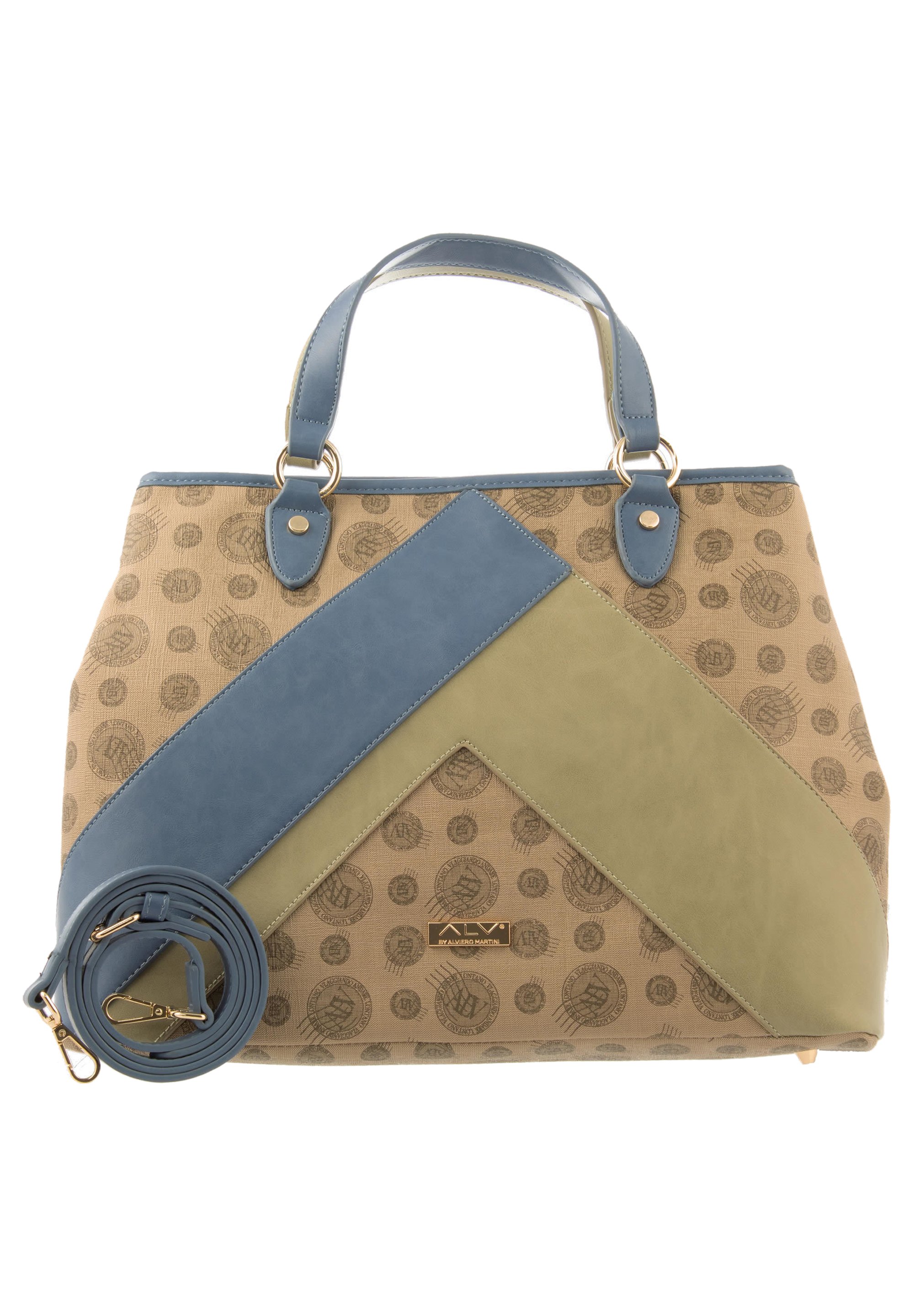 ALV by Alviero Martini URBANBRANDED - Borsa a mano - safari / azzurro /  verde/marrone chiaro - Zalando.it