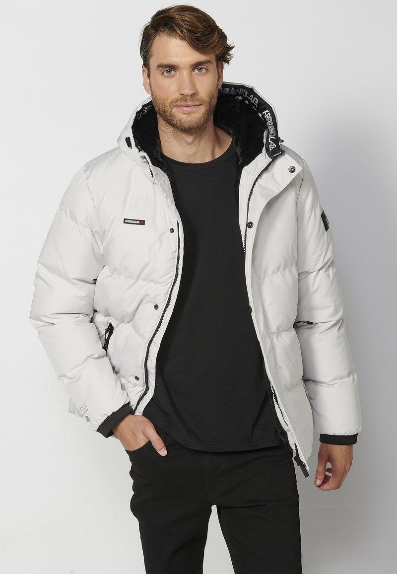 Koroshi - PADDED - Winterjas - blanco white, Vergroten