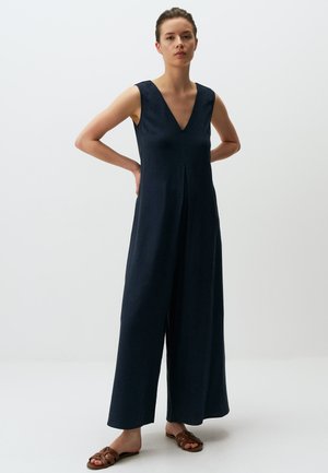 Jimmy Key LOOSE FIT LINEN JUMPSUIT - Tuta jumpsuit - dark blue