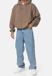 Karl Kani Felpa con cappuccio - taupe