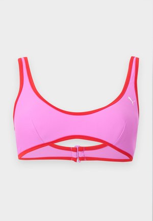 Puma SWIM WOMEN REVERSIBLE - Πάνω μέρος μπικίνι - electric orchid/red