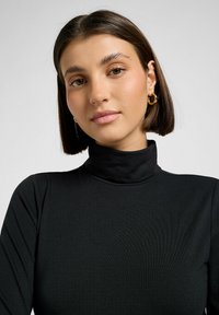 Lee TURTLE NECK FOR SLIM FIT - Maglietta a manica lunga - unionall black