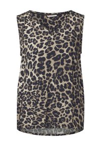 Street One V-NECK LEO - Top - schwarz