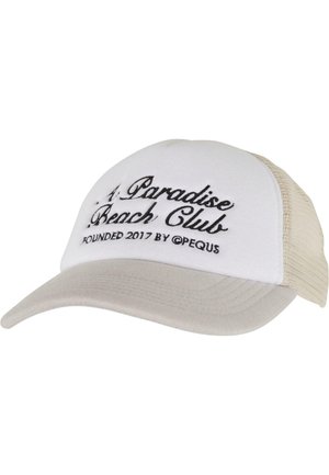 CURVED LOGO - Cap - white sand