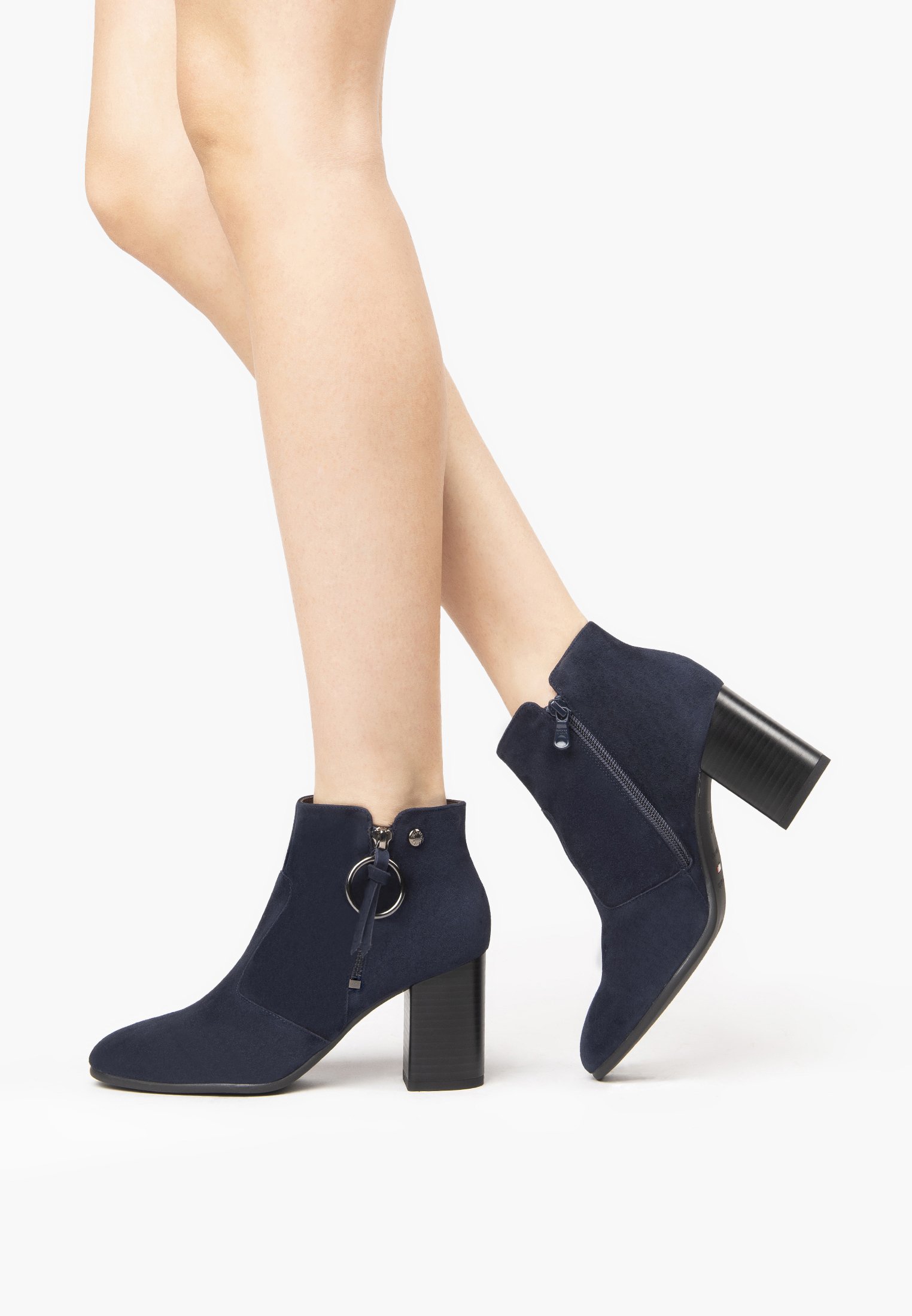 Leather Tronchetto Nero Zalando Tamaris Tronchetti Tronchetti