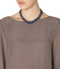 Breil ROCKMANTIC - Collar - silver/blu