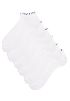 U.S. Polo Assn. 6 PACK ANKLE - Calze - white