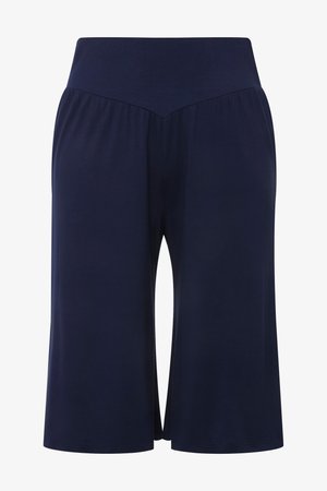 Ulla Popken, WIDE-LEG FLARED BERMUDA SHORTS - Nattøj bukser