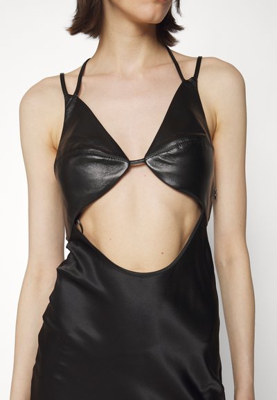 Materiel RHOMBUS COMBO DRESS - Kokteiļkleita/ballīšu kleita - black