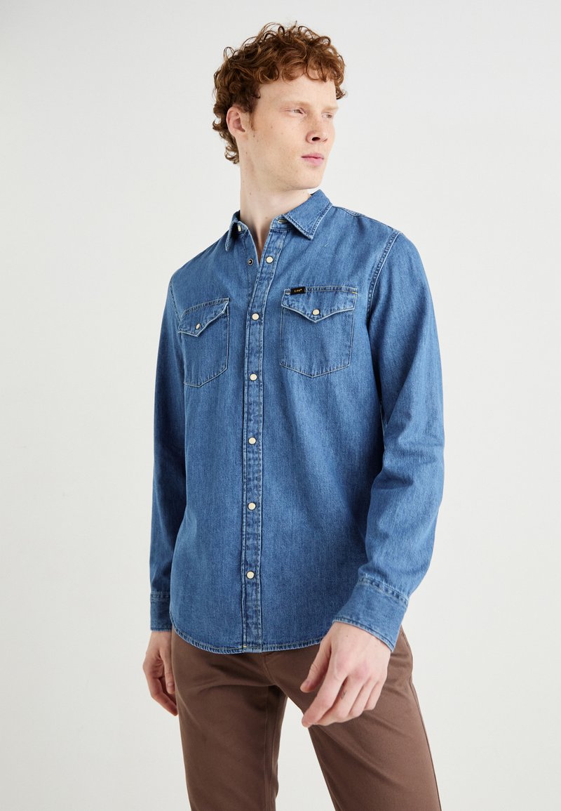 Lee REGULAR FIT - Camicia - washed blue
