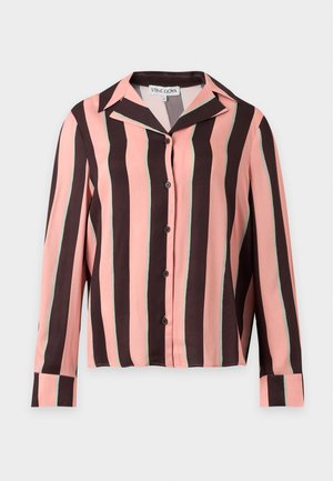 Stine Goya, DRY WIDE POINT COLLAR SHIRT - Chemisier - rosewood/mint