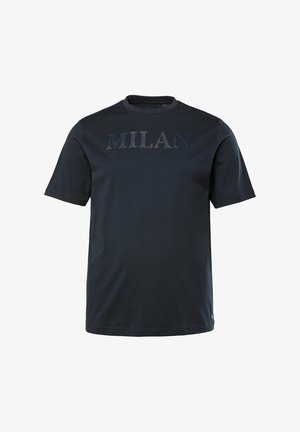 JP1880, SHORT SLEEVE CHEST - Camiseta estampada - navy blue