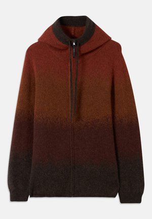 MEN LONG SLEEVE WITH ZIP - Kardigán - red