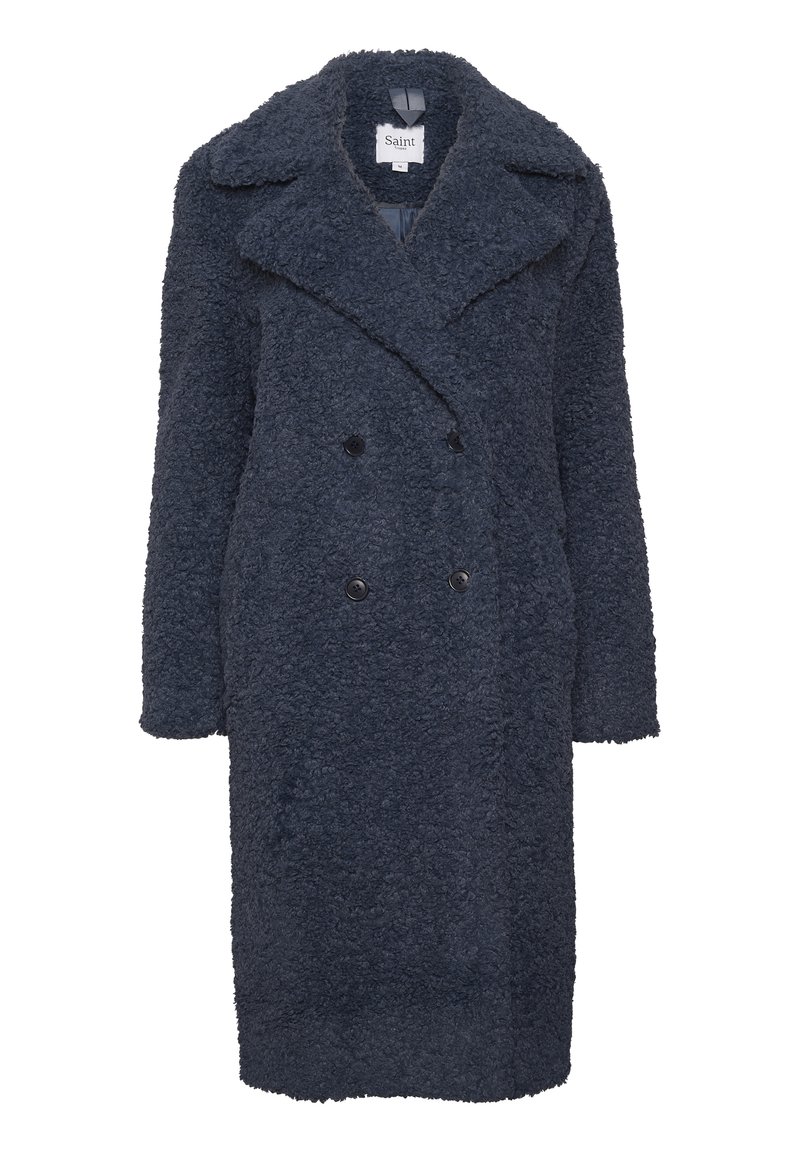 Saint Tropez Mantel gemêleerd donkerblauw Saint Tropez Mantel gemêleerd donkerblauw