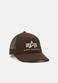 Alpha Industries BASIC TRUCKER UNISEX - Cap - hunter brown/braun