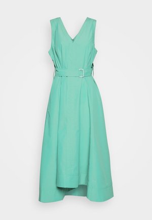 3.1 Phillip Lim V NECK BELTED MIDI - Nappali ruha - green