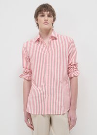 Calliope A RIGHE - Camicia - var corallo