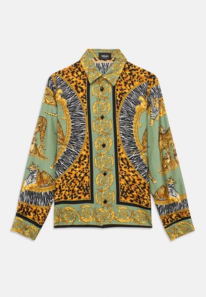 SHIRT WILD CATS KIDS UNISEX - Cămașă - sage green/black