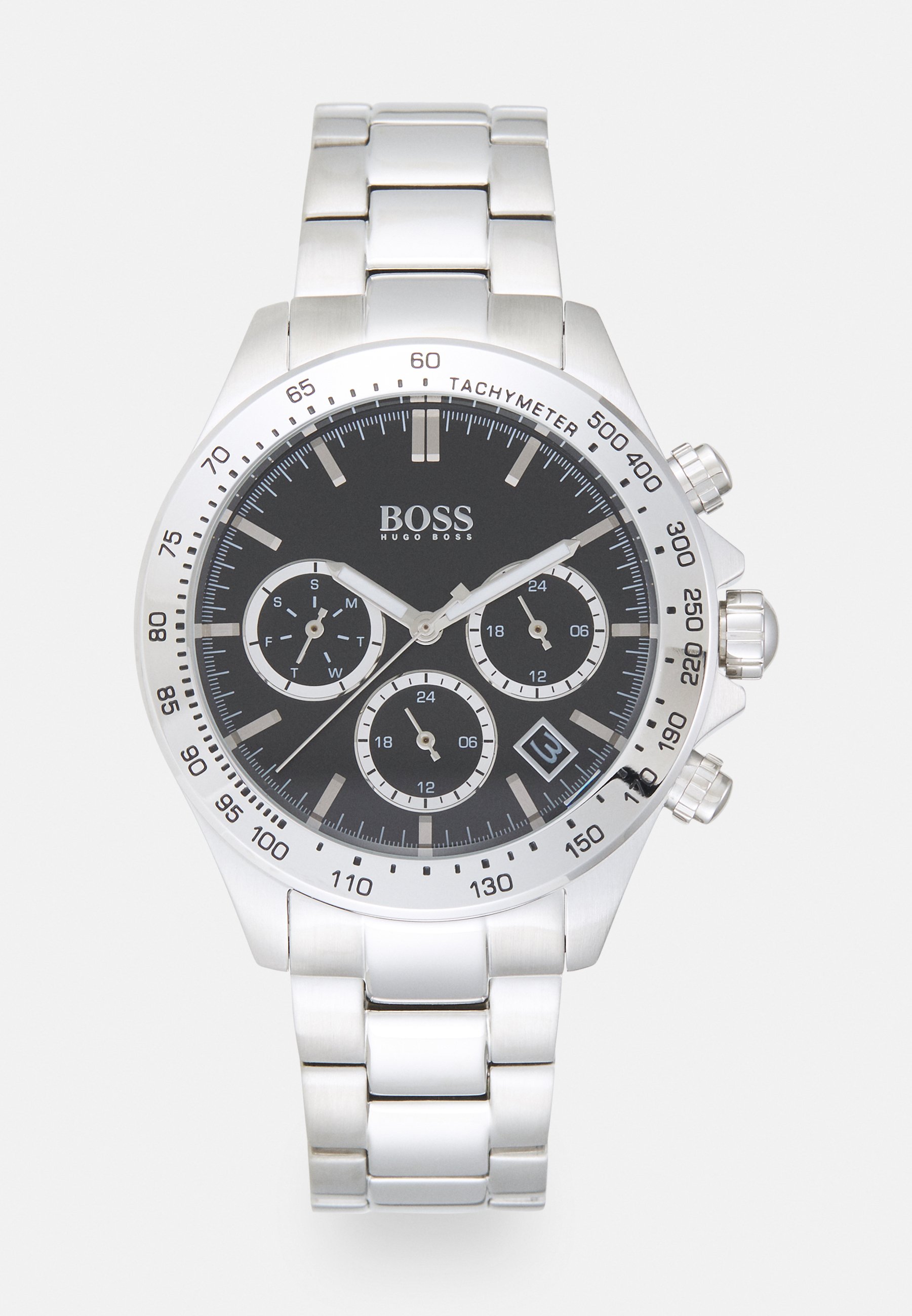 BOSS NOVIA - Chronograph - silver-coloured/black/silberfarben  
