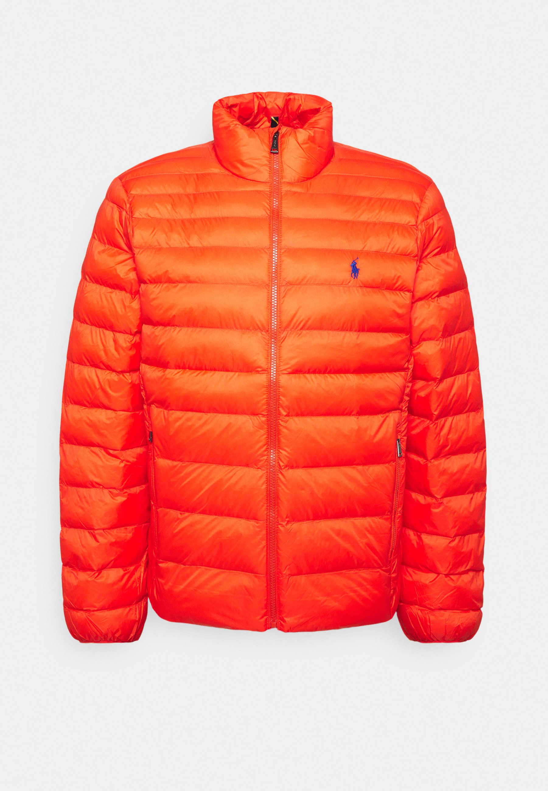 orange polo jacket