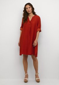 Cream CRWILMA MOLLIE - Vapaa-ajan mekko - burnt orange