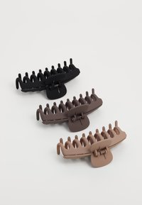 Pieces PCBELLA HAIRSHARK 3 PACK - Αξεσουάρ μαλλιών - black/beige/dark brown