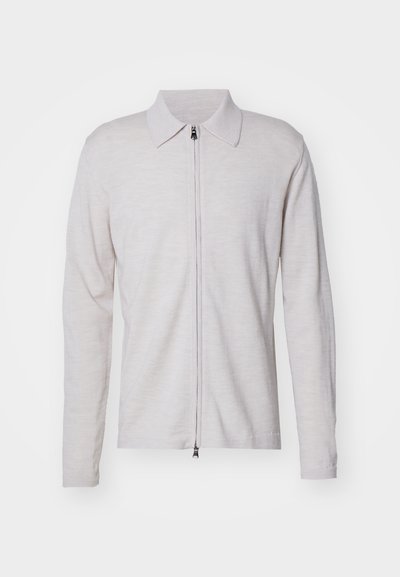 J.LINDEBERG KALEB ZIP - Cardigan - moonbeam melange