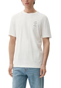s.Oliver T-Shirt print - weiß