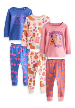 Next, REGULAR FIT - SNUGGLE PYJAMAS 3 PACK .SET - Pigiama - capybara print