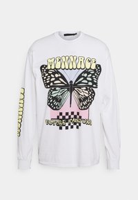Mennace Maglietta a manica lunga - white