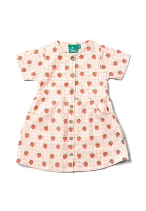 BUTTON THROUGH SHORT SLEEVE - Blusenkleid - cream